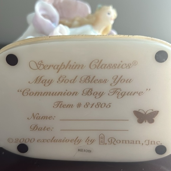 New Seraphim Classics May God Bless You “Communion Boy Figure” item#81806 NO BOX - Picture 3 of 6
